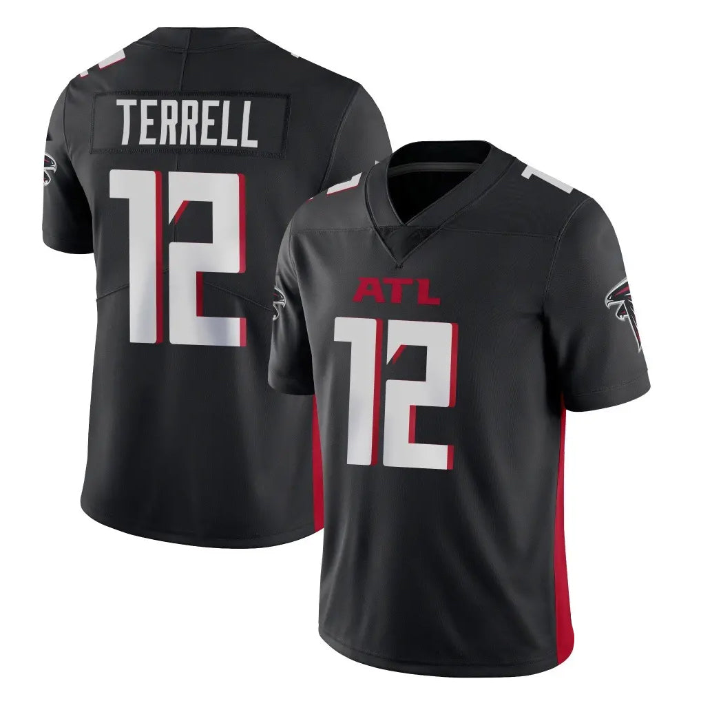 A.Falcons #12 Avieon Terrell Player Black Vapor Untouchable Limited Home Game Edoa Stitched Jerseys