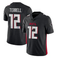 A.Falcons #12 Avieon Terrell Player Black Vapor Untouchable Limited Home Game Edoa Stitched Jerseys