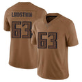 A.Falcons #63 Chris Lindstrom Player Brown Salute To Service Limited Edoa Stitched Jerseys