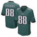 P.Eagles #88 Dallas Goedert Player Team Color Green Home Game Edoa Stitched Jerseys