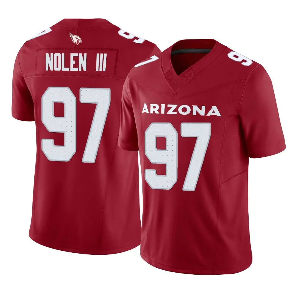 A.Cardinals #97 Walter Nolen III Player Cardinal Vapor F.U.S.E. Limited Home Game Edoa Stitched Jerseys