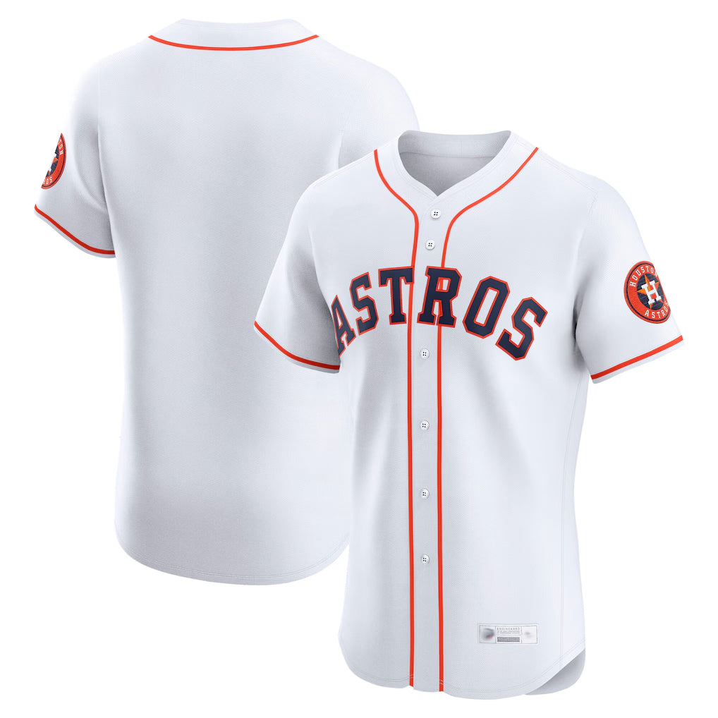 H.Astros ## Astros Blank Player White Home Limited Elite Edoa Stitched Jerseys