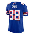 B.Bills #88 Dawson Knox Player Royal Vapor F.U.S.E. Limited Edoa Stitched Jerseys