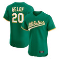 Athletics #20 Zack Gelof Player Kelly Green Limited Elite Home Game Edoa Stitched Jerseys