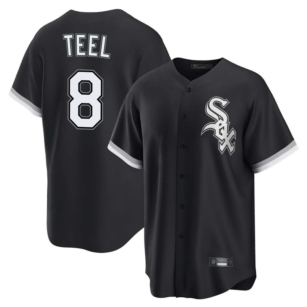 C.White Sox #8 Kyle Teel Player Black Home Game Edoa Stitched Jerseys