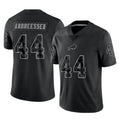 B.Bills #44 Joe Andreessen Player Black RFLCTV Limited Edoa Stitched Jerseys
