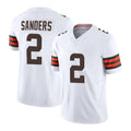 C.Browns #2 Shedeur Sanders Player White Vapor F.U.S.E. Limited Home Game Edoa Stitched Jerseys