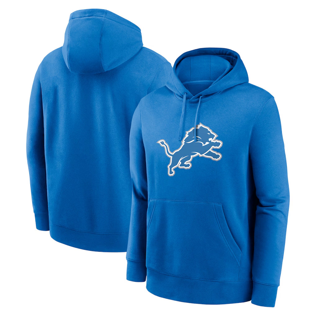D.Lions ## Lions Blank Player Blue Pullover Hoodies Limited Edoa Stitched Jerseys