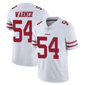 SF.49ers #54 Fred Warner Player White Limited Vapor Untouchable Home Game Edoa Stitched Jerseys