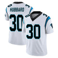 C.Panthers #30 Chuba Hubbard Player White Vapor Untouchable Limited Game Edoa Stitched Jerseys
