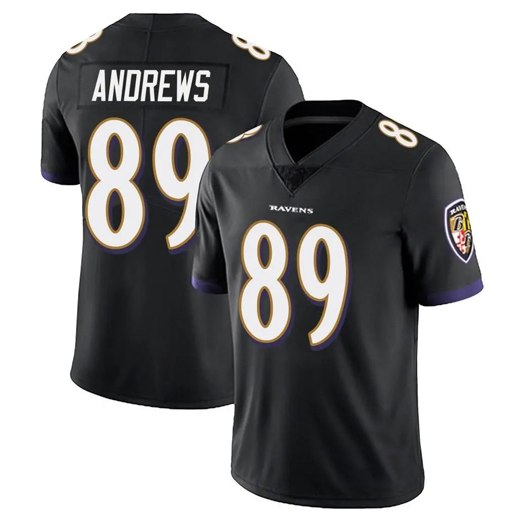B.Ravens #89 Mark Andrews Player Black Vapor Untouchable Limited Home Edoa Stitched Jerseys