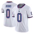 NY.Giants #0 Brian Burns Player White Color Rush Home Game Edoa Stitched Jerseys