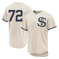 C.White Sox #72 Carlton Fisk Player Cream Field of Dreams Limited Elite Home Edoa Stitched Jerseys