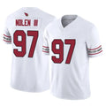 A.Cardinals #97 Walter Nolen III Player White Vapor F.U.S.E. Limited Home Game Edoa Stitched Jerseys