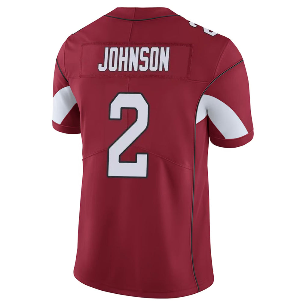 A.Cardinals #2 Will Johnson Player Cardinal Vapor Limited Home Game  Edoa Stitched Jerseys