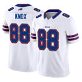 B.Bills #88 Dawson Knox Player White Vapor F.U.S.E. Limited Home Game Edoa Stitched Jerseys