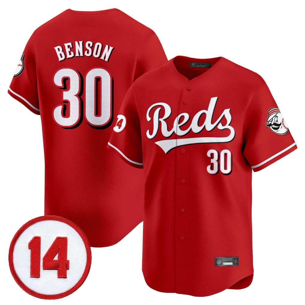 C.Reds #30 Ken Griffey Player Red Vapor Premier Limited Home Edoa Stitched Jerseys
