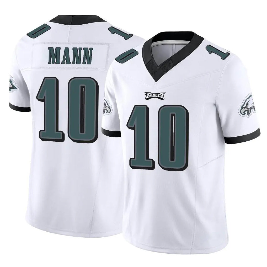 P.Eagles #10 Braden Mann Player White Limited Vapor F.U.S.E. Home Game Edoa Stitched Jerseys