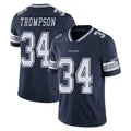 D.Cowboys #34 Jalen Thompson Player Navy Vapor Untouchable Limited Home Game Edoa Stitched Jerseys
