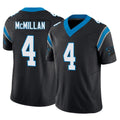 C.Panthers #4 Tetairoa McMillan Player Black Vapor F.U.S.E. Limited Home Game Edoa Stitched Jerseys