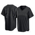 C.Guardians #24 Triston McKenzie Player Black T-shirt Home Game Edoa Stitched Jerseys