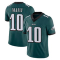 P.Eagles #10 Braden Mann Player Team Color Green Vapor Untouchable Home Game Edoa Stitched Jerseys
