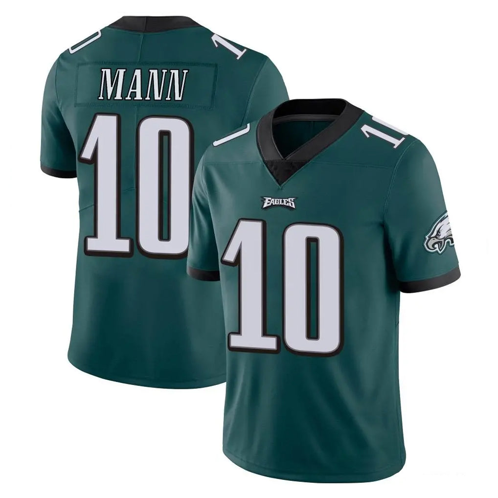 P.Eagles #10 Braden Mann Player Team Color Green Vapor Untouchable Home Game Edoa Stitched Jerseys