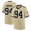 NO.Saints #94 Cameron Jordan Player Gold Home Game Edoa Stitched Jerseys
