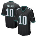 P.Eagles #10 Braden Mann Player Black Home Game Edoa Stitched Jerseys