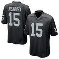 LV.Raiders #15 Fernando Mendoza Player Black Home Game Edoa Stitched Jerseys