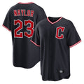 C.Guardians #23 Bo Naylor Player Navy Home Game Edoa Stitched Jerseys