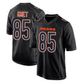 C.Bears #85 Cole Kmet Player Carbon Black Fashion Game Edoa Stitched Jerseys