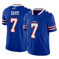 B.Bills #7 Ray Davis Player Royal Vapor F.U.S.E. Limited Game Edoa Stitched Jerseys