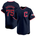 C.Guardians #75 Connor Brogdon Player Navy Limited Home Edoa Stitched Jerseys