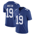 NY.Giants #19 Jameis Winston Player Royal Limited Vapor Untouchable Home Game Edoa Stitched Jerseys