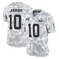 C.Browns #10 Quinshon Judkins Player Arctic Camo Salute to Service Limited Home Game Edoa Stitched Jerseys
