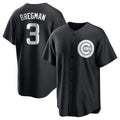C.Cubs #3 Alex Bregman Player Black Game Edoa Stitched Jerseys