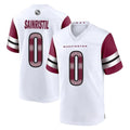 W.Commanders #0 Mike Sainristil Player White Game Home Edoa Stitched Jerseys