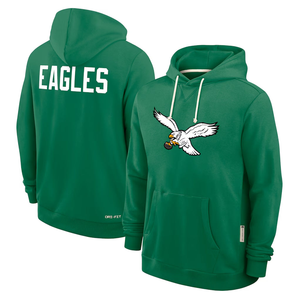 P.Eagles ## Eagles Blank Player Green Pullover Hoodies Home Game Edoa Stitched Jerseys