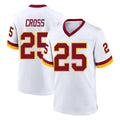 W.Commanders #25 Nick Cross Player White Home Game Edoa Stitched Jerseys