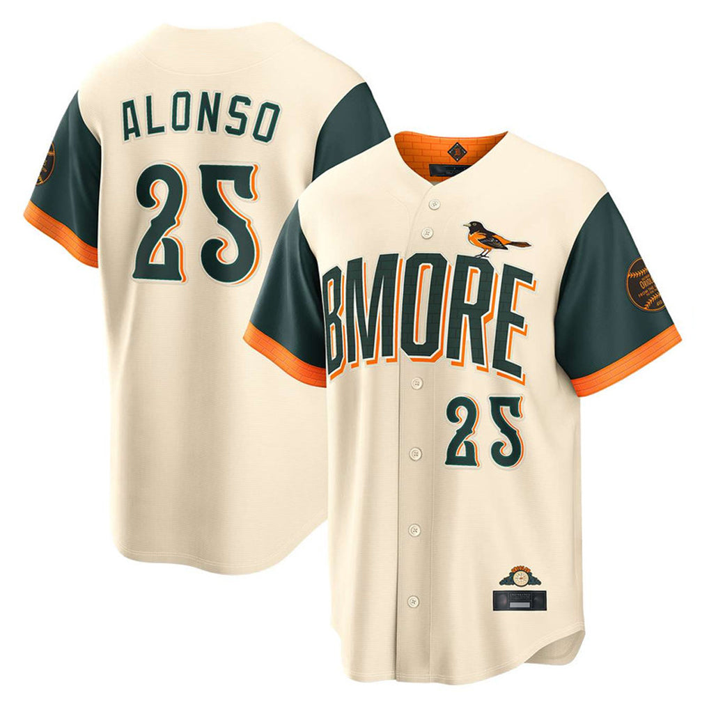 B.Orioles #25 Pete Alonso Player Cream 2026 City Connect Home Game Edoa Stitched Jerseys