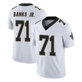 NO.Saints #71 Kelvin Banks Jr. Player White Limited Vapor Untouchable Home Game Edoa Stitched Jerseys
