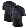 B.Bills #73 Dion Dawkins Player Black Impact Limited Edoa Stitched Jerseys