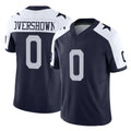 D.Cowboys #0 DeMarvion Overshown Player Navy-White Limited Alternate Vapor F.U.S.E. Home Game Edoa Stitched Jerseys