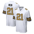 NO.Saints #21 Justin Reid Player White Alternate Home Game Edoa Stitched Jerseys