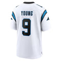 C.Panthers #9 Bryce Young Player White Home Game Edoa Stitched Jerseys