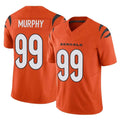 C.Bengals #99 Myles Murphy Player Orange Vapor F.U.S.E. Limited Home Game Edoa Stitched Jerseys