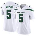 NY.Jets #5 Garrett Wilson Player White Limited Vapor F.U.S.E. Home Game Edoa Stitched Jerseys