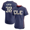 C.Guardians #38 Steven Kwan Player Navy City Connect Limited Elite Home Edoa Stitched Jerseys