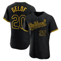 Athletics #20 Zack Gelof Player Black Snake Skin City Limited Elite Home Game Edoa Stitched Jerseys